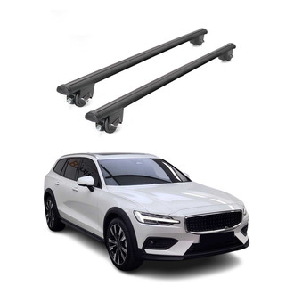 OMAC® - Black Flush-Mounted Roof Rails Cross Bars