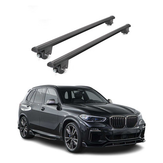 OMAC® - Black Flush-Mounted Roof Rails Cross Bars