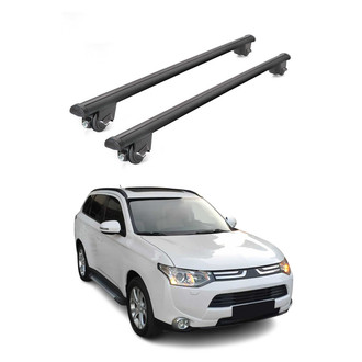OMAC® - Black Flush-Mounted Roof Rails Cross Bars