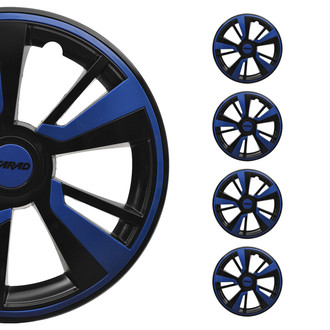 OMAC® - 16" Volkswagen Gray Black Gloss Wheel Covers