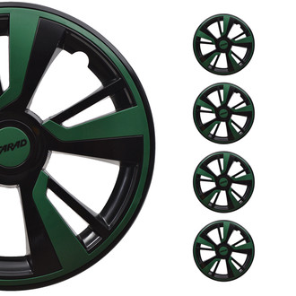 OMAC® - 14" Honda Green Black Gloss Wheel Covers