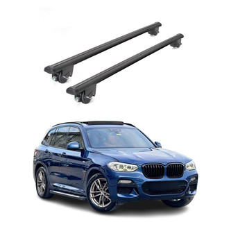 OMAC® - Black Flush-Mounted Roof Rails Cross Bars