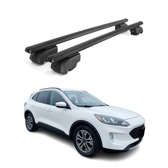 OMAC® - Black Flush-Mounted Roof Rails Cross Bars