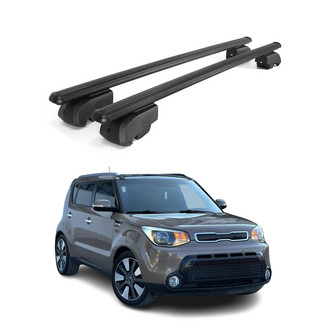 OMAC® - Black Flush-Mounted Roof Rails Cross Bars