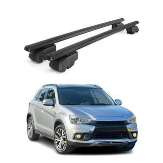 OMAC® - Black Flush-Mounted Roof Rails Cross Bars