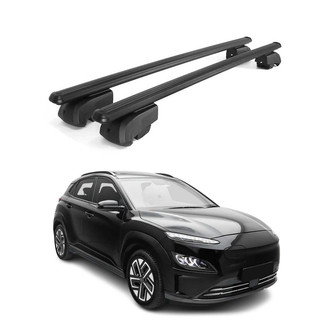 OMAC® - Black Flush-Mounted Roof Rails Cross Bars