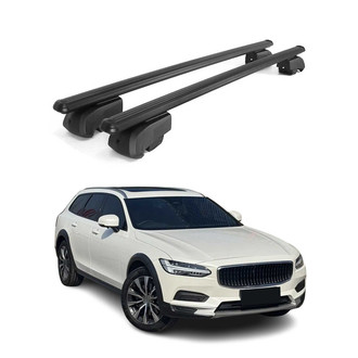 OMAC® - Black Flush-Mounted Roof Rails Cross Bars