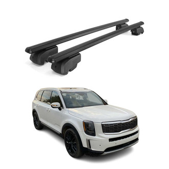 OMAC® - Black Flush-Mounted Roof Rails Cross Bars