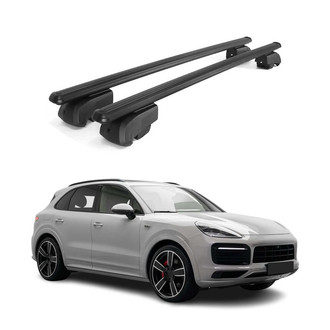 OMAC® - Black Flush-Mounted Roof Rails Cross Bars