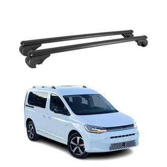 OMAC® - Black Raised Roof Rails Cross Bars