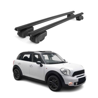 OMAC® - Black Flush-Mounted Roof Rails Cross Bars