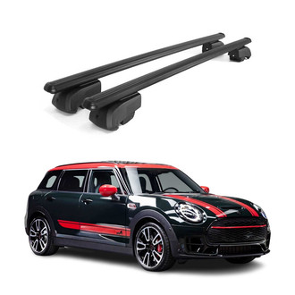 OMAC® - Black Flush-Mounted Roof Rails Cross Bars