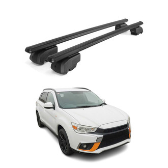 OMAC® - Black Flush-Mounted Roof Rails Cross Bars