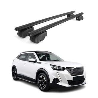 OMAC® - Black Flush-Mounted Roof Rails Cross Bars