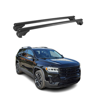 OMAC® - Black Raised Roof Rails Cross Bars