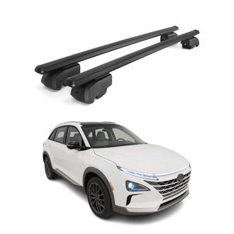 OMAC® - Black Flush-Mounted Roof Rails Cross Bars