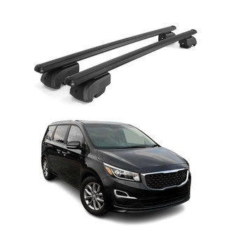OMAC® - Black Flush-Mounted Roof Rails Cross Bars