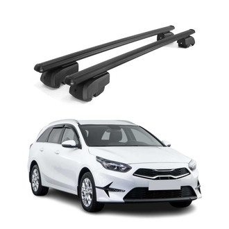 OMAC® - Black Flush-Mounted Roof Rails Cross Bars