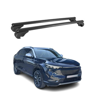OMAC® - Black Raised Roof Rails Cross Bars