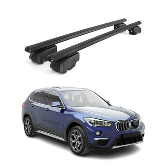 OMAC® - Black Flush-Mounted Roof Rails Cross Bars