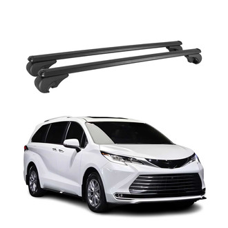 OMAC® - Black Raised Roof Rails Cross Bars