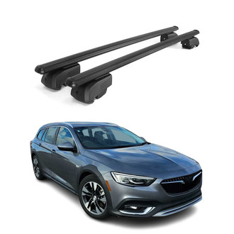OMAC® - Black Flush-Mounted Roof Rails Cross Bars