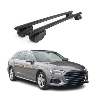 OMAC® - Black Flush-Mounted Roof Rails Cross Bars