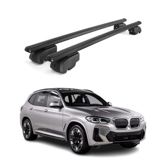OMAC® - Black Flush-Mounted Roof Rails Cross Bars