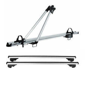 OMAC® - Gray Bike Carrier and Roof Rack Set