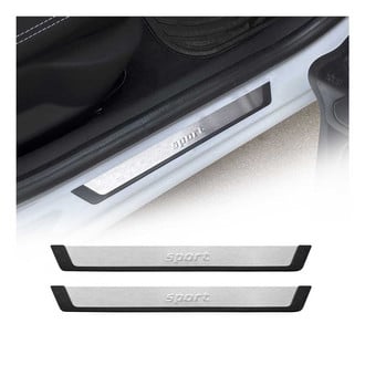 OMAC® - Non-Illuminated Polished Door Sill Covers with Sport Logo