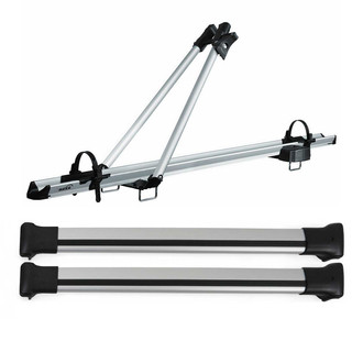 OMAC® - Silver Bike Carrier and Roof Rack Set