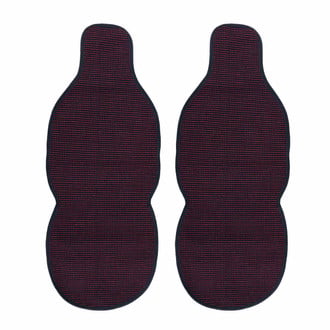 OMAC® - Black & Red Antiperspirant Black & Red 1st Row Seat Cover Pads