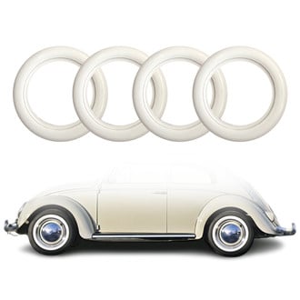 OMAC® - White Chevtolet Wheel Tire Ring Set