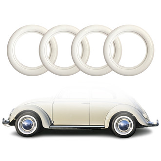 OMAC® - White Hyundai Wheel Tire Ring Set