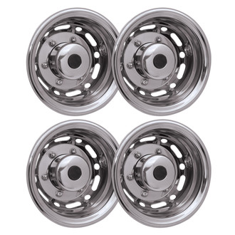 OMAC® - 16" Ford Chrome Silver Gloss Wheel Simulators