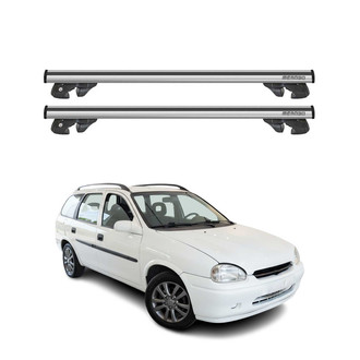 OMAC® - Silver Raised Roof Rails Cross Bars
