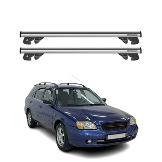 OMAC® - Silver Raised Roof Rails Cross Bars
