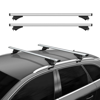 OMAC® - Silver Flush-Mounted Roof Rails Cross Bars