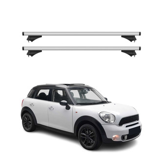 OMAC® - Silver Flush-Mounted Roof Rails Cross Bars