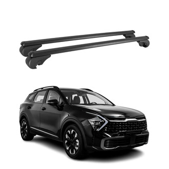 OMAC® - Black Raised Roof Rails Cross Bars