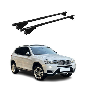 OMAC® - Black Flush-Mounted Roof Rails Cross Bars
