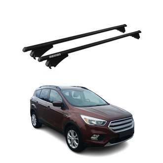 OMAC® - Black Flush-Mounted Roof Rails Cross Bars