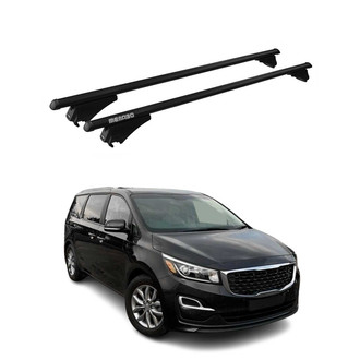 OMAC® - Black Flush-Mounted Roof Rails Cross Bars