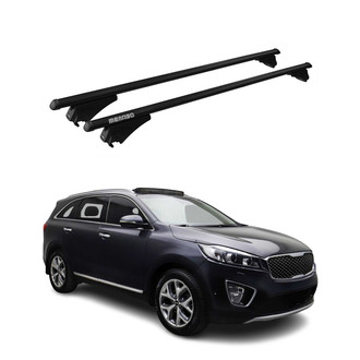 OMAC® - Black Flush-Mounted Roof Rails Cross Bars