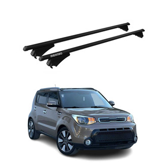 OMAC® - Black Flush-Mounted Roof Rails Cross Bars