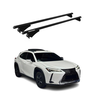 OMAC® - Black Flush-Mounted Roof Rails Cross Bars