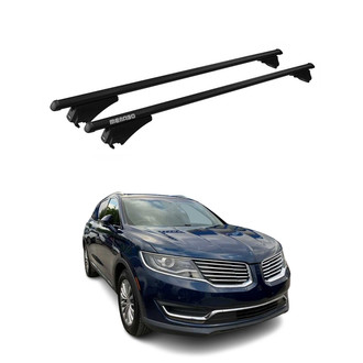 OMAC® - Black Flush-Mounted Roof Rails Cross Bars