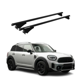 OMAC® - Black Flush-Mounted Roof Rails Cross Bars
