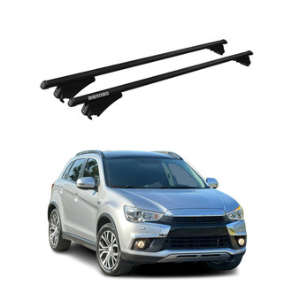 OMAC® - Black Flush-Mounted Roof Rails Cross Bars