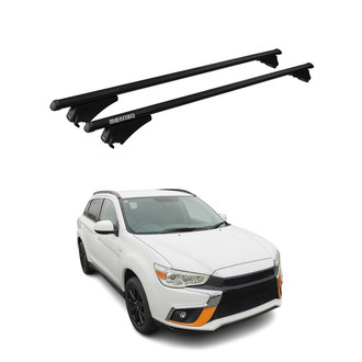 OMAC® - Black Flush-Mounted Roof Rails Cross Bars